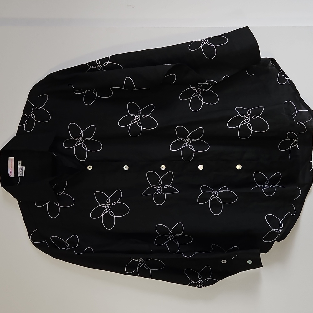 Casey Coleman Linen Top Size S - Picture 2 of 12